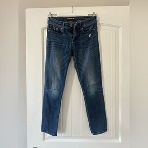 Express Dark Blue Skinny Jeans